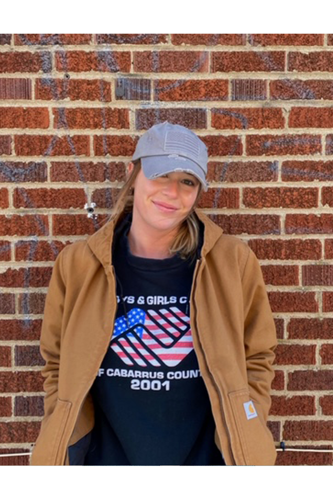 Distressed Grey Flag Hat  Distressed Grey Flag Hat