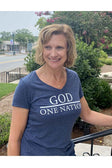 One Nation - Ladies V-Neck  One Nation - Ladies V-Neck